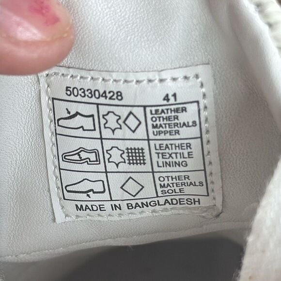 (S5) Hugo Hugo Boss Baskets Futurism In White, leather sneakers size 41/10 - Picture 12 of 13